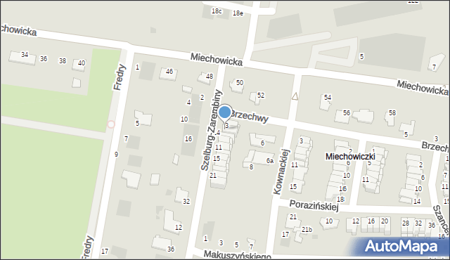 Inowrocław, Szelburg-Zarembiny Ewy, 5, mapa Inowrocławia