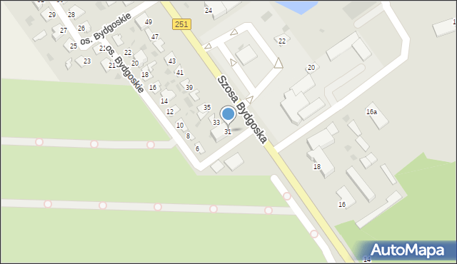 Inowrocław, Szosa Bydgoska, 31, mapa Inowrocławia