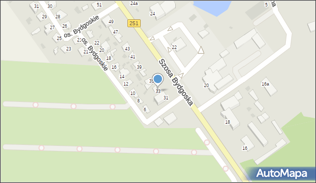 Inowrocław, Szosa Bydgoska, 33, mapa Inowrocławia