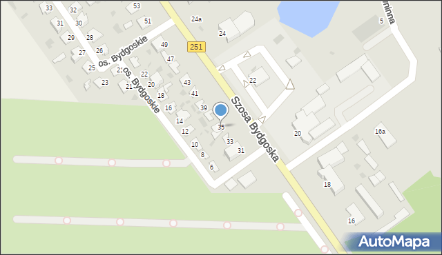 Inowrocław, Szosa Bydgoska, 35, mapa Inowrocławia