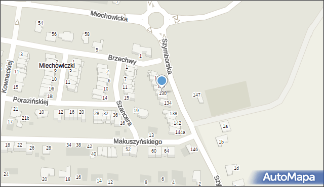 Inowrocław, Szymborska, 130, mapa Inowrocławia