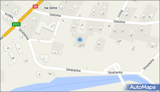 Iskrzynia, Szkolna, 12, mapa Iskrzynia