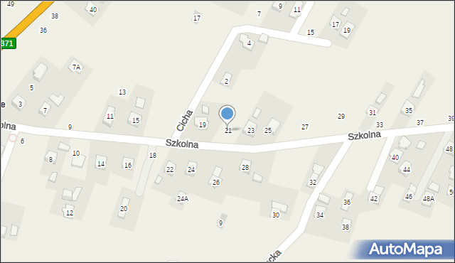 Iskrzynia, Szkolna, 21, mapa Iskrzynia