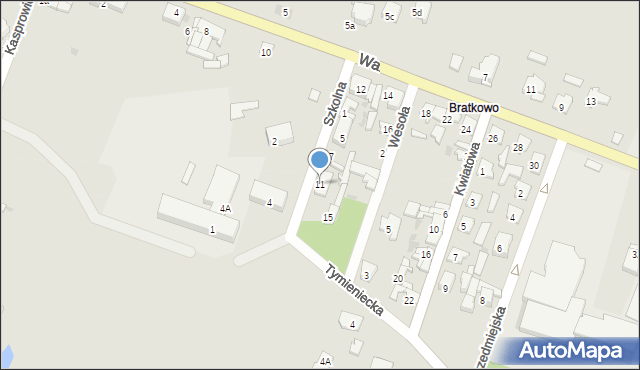 Izbica Kujawska, Szkolna, 11, mapa Izbica Kujawska