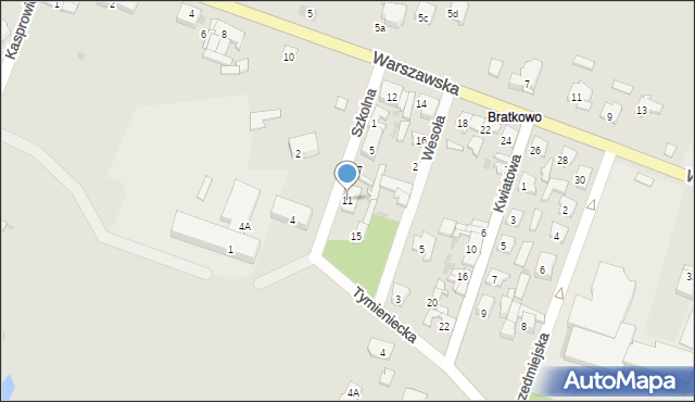 Izbica Kujawska, Szkolna, 13, mapa Izbica Kujawska