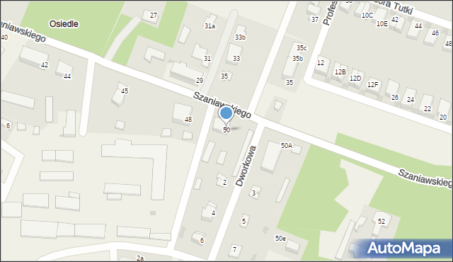 Jadwisin, Szaniawskiego Jerzego, 50, mapa Jadwisin