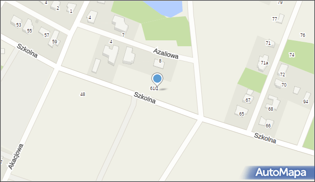 Jadwisin, Szkolna, 61d, mapa Jadwisin