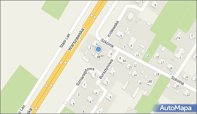 Jadwisin, Szkolna, 6B, mapa Jadwisin