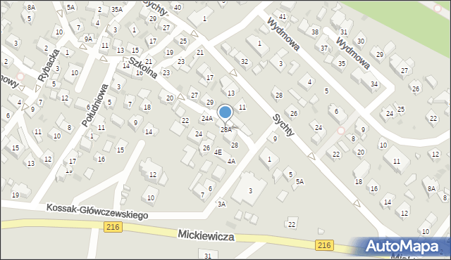 Jastarnia, Szkolna, 28A, mapa Jastarnia