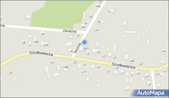 Jastrząb, Szydłowiecka, 132, mapa Jastrząb