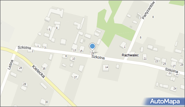 Jaworznik, Szkolna, 19, mapa Jaworznik