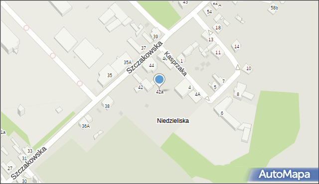 Jaworzno, Szczakowska, 42a, mapa Jaworzno