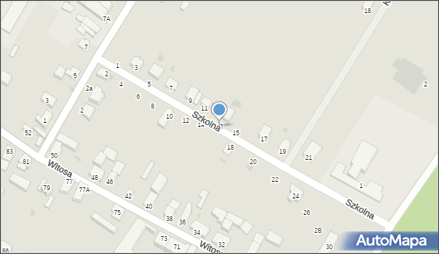 Jelcz-Laskowice, Szkolna, 13, mapa Jelcz-Laskowice