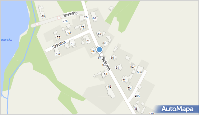 Jemielnica, Szkolna, 67, mapa Jemielnica