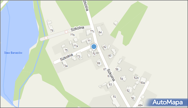 Jemielnica, Szkolna, 71, mapa Jemielnica