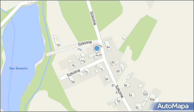 Jemielnica, Szkolna, 77, mapa Jemielnica
