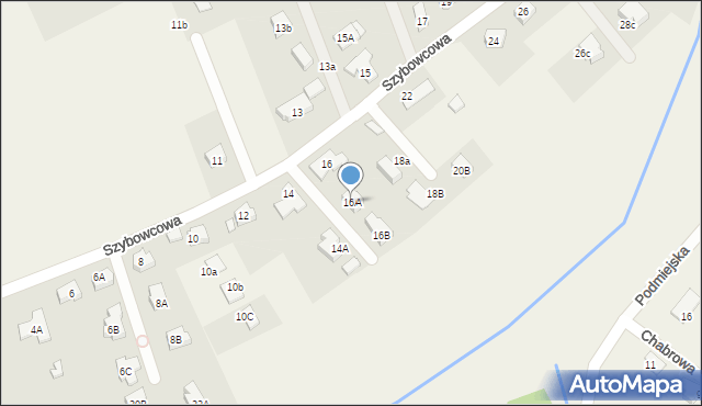 Jeżów Sudecki, Szybowcowa, 16A, mapa Jeżów Sudecki