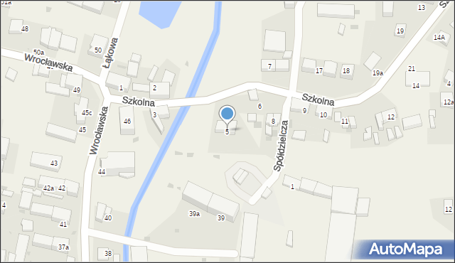 Jordanów Śląski, Szkolna, 5, mapa Jordanów Śląski