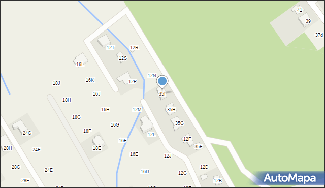 Józefów, Szkolna, 35I, mapa Józefów