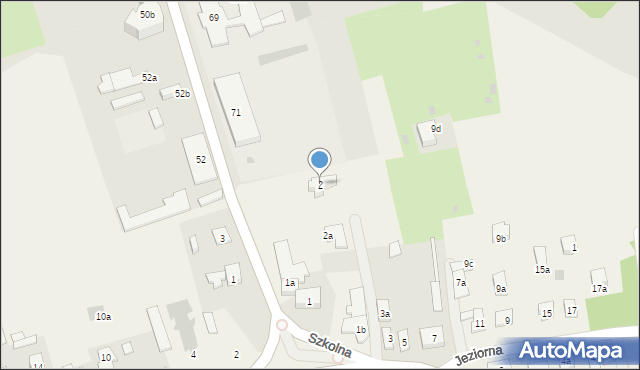 Kajkowo, Szkolna, 2, mapa Kajkowo