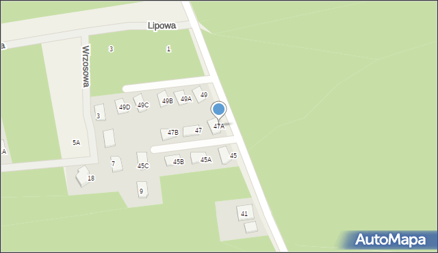 Kałuszyn, Szkolna, 47A, mapa Kałuszyn