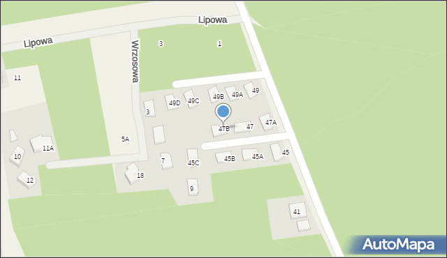 Kałuszyn, Szkolna, 47B, mapa Kałuszyn