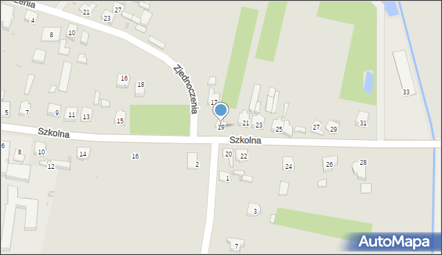 Kamieńsk, Szkolna, 19, mapa Kamieńsk