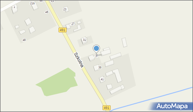 Kamyk, Szkolna, 37, mapa Kamyk