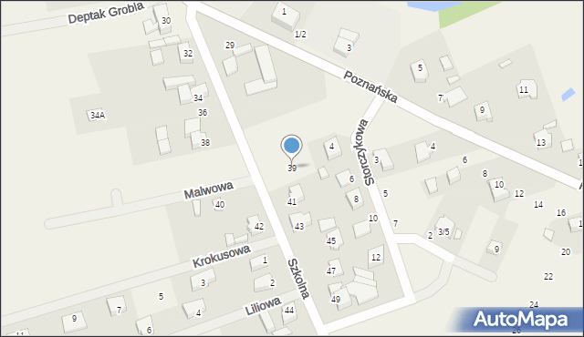 Kaźmierz, Szkolna, 39, mapa Kaźmierz