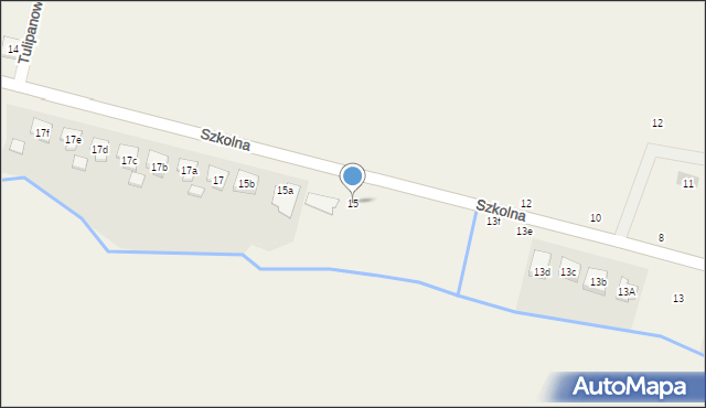 Kicin, Szkolna, 15, mapa Kicin