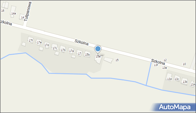 Kicin, Szkolna, 15a, mapa Kicin