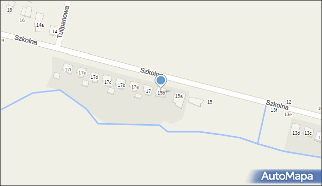 Kicin, Szkolna, 15b, mapa Kicin