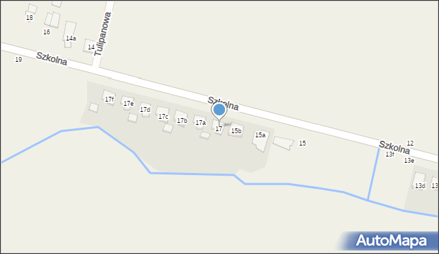 Kicin, Szkolna, 17, mapa Kicin