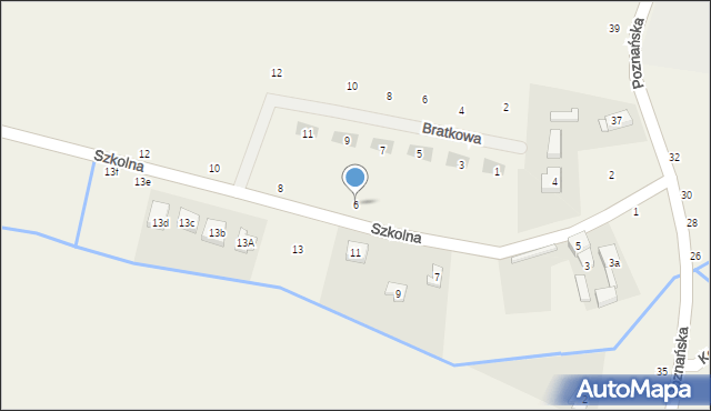 Kicin, Szkolna, 6, mapa Kicin