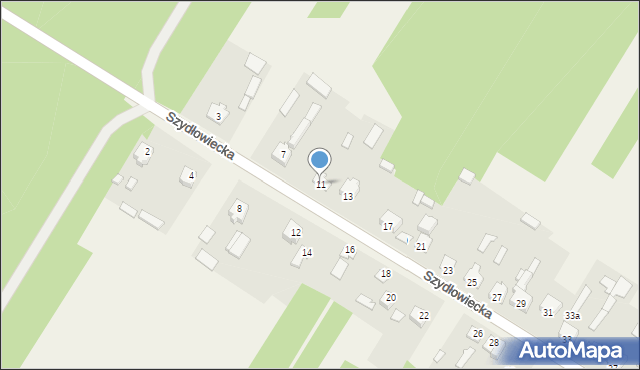 Kierz Niedźwiedzi, Szydłowiecka, 11, mapa Kierz Niedźwiedzi