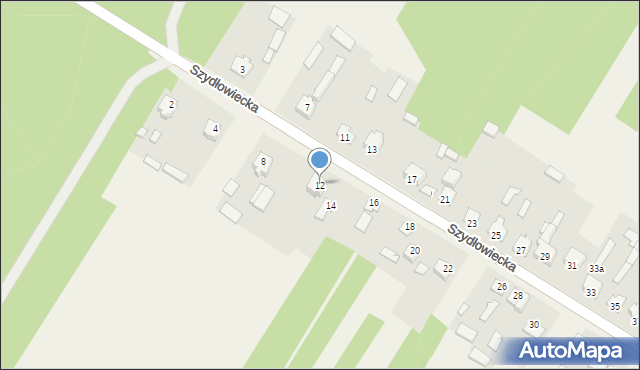 Kierz Niedźwiedzi, Szydłowiecka, 12, mapa Kierz Niedźwiedzi