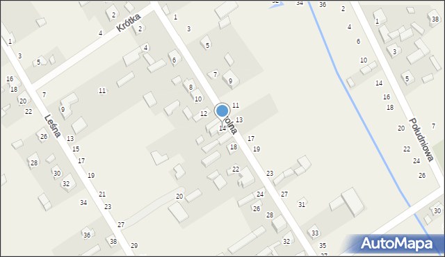 Kietlin, Szkolna, 14, mapa Kietlin