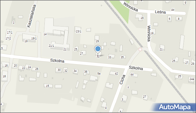 Kije, Szkolna, 31, mapa Kije