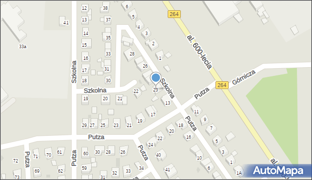 Kleczew, Szkolna, 23, mapa Kleczew