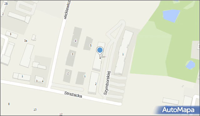 Kleszczewo, Szymborskiej Wisławy, 4, mapa Kleszczewo