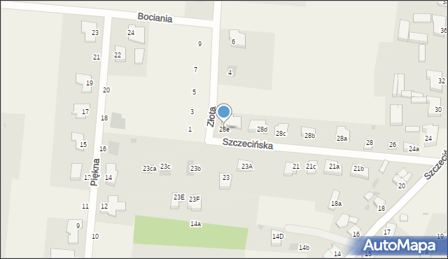 Kliniska Wielkie, Szczecińska, 28e, mapa Kliniska Wielkie