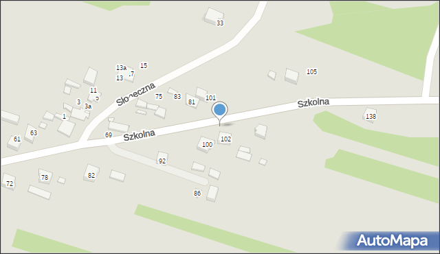 Kłobuck, Szkolna, 104, mapa Kłobuck