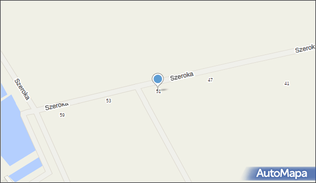 Kniewo, Szeroka, 51, mapa Kniewo
