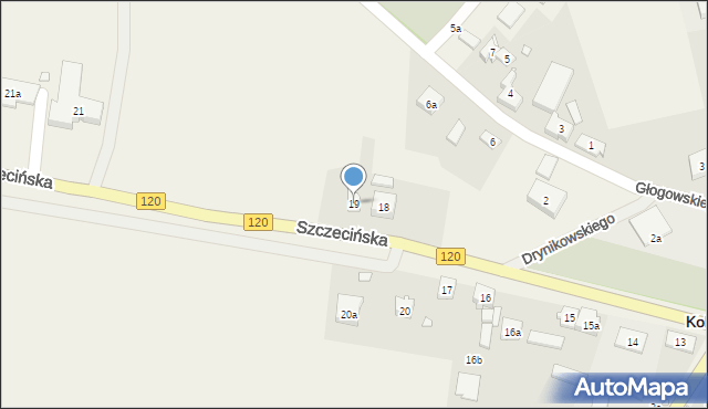 Kobylanka, Szczecińska, 19, mapa Kobylanka