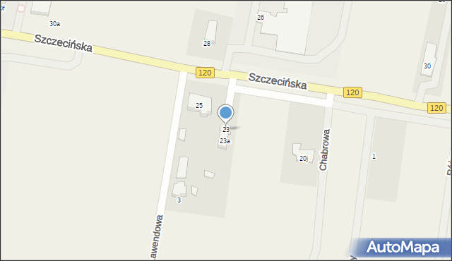 Kobylanka, Szczecińska, 23, mapa Kobylanka