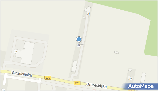 Kobylanka, Szczecińska, 29, mapa Kobylanka