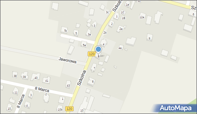 Kobylanka, Szkolna, 6, mapa Kobylanka