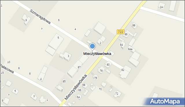 Kobylin, Szafirowa, 1, mapa Kobylin