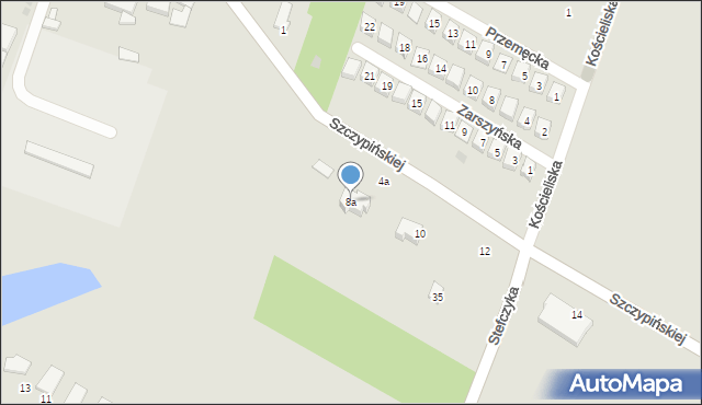 Kobylnica, Szczypińskiej Jolanty, 8a, mapa Kobylnica