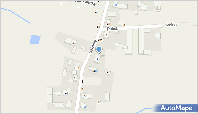 Kobylniki, Szkolna, 46/1, mapa Kobylniki